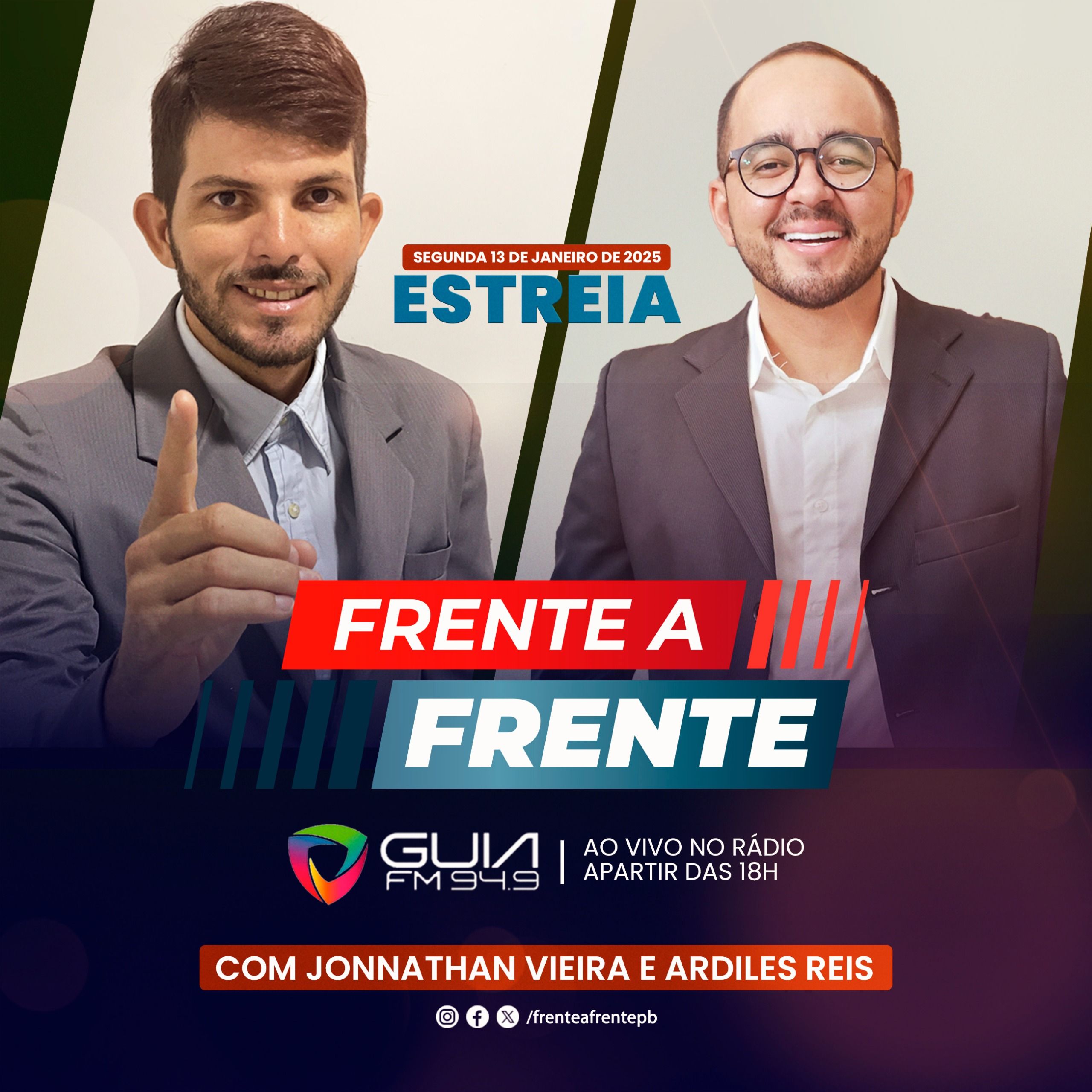 Jonnathan Vieira e Ardiles Reis Estreiam Novo Programa na rádio Guia FM 