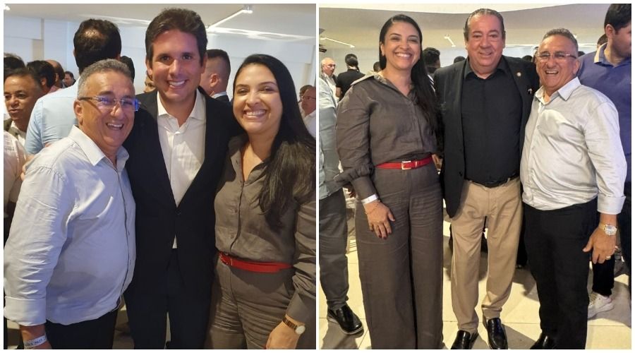 Prefeita de Malta, Ana Peixoto, e chefe de gabinete, Nael Rosa, participam de solenidade com o governador João Azevêdo e destacam avanços para o Sertão