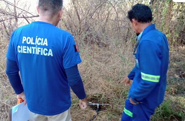 Operação da Cagepa e Polícias Civil e Científica flagra desvio ilegal de água em Patos