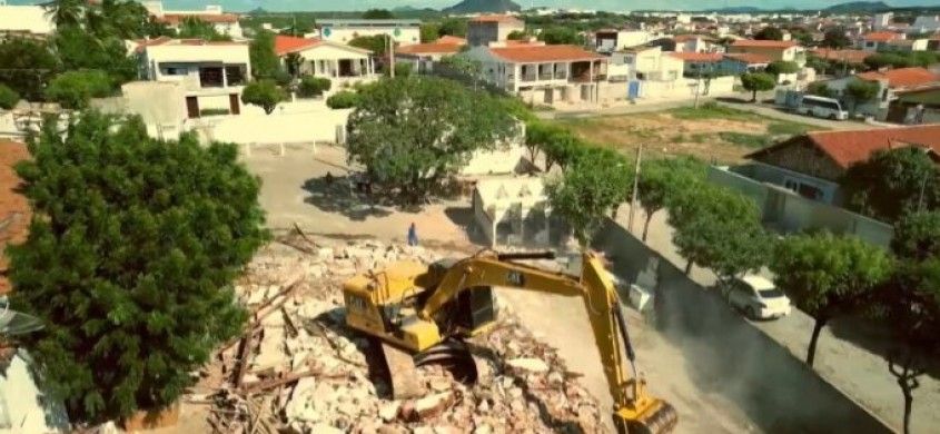 Construção do 3º Batalhão da PM em Patos está causando transtornos, denunciam moradores; Veja