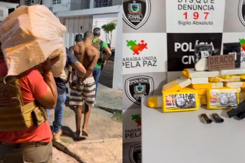 Polícia apreende 30kg de cocaína, avaliados em R$1,5 milhão, durante operação em Patos