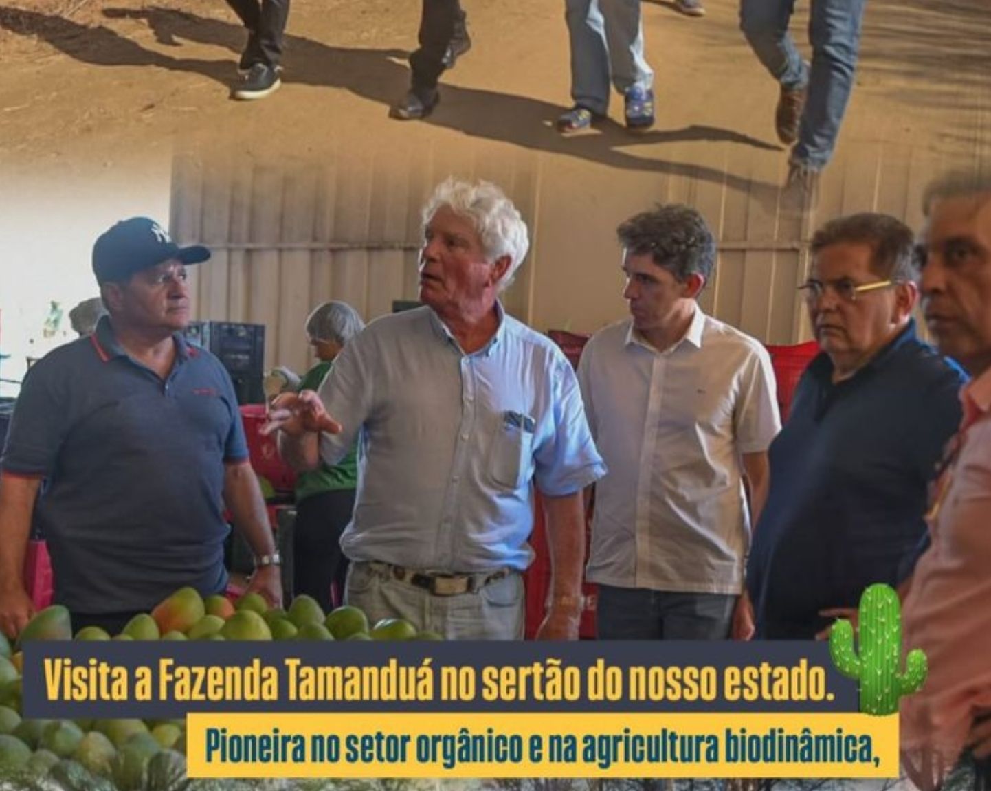 Presidente da ALPB, Adriano Galdino, visita Fazenda Tamanduá, em Santa Terezinha; Veja 