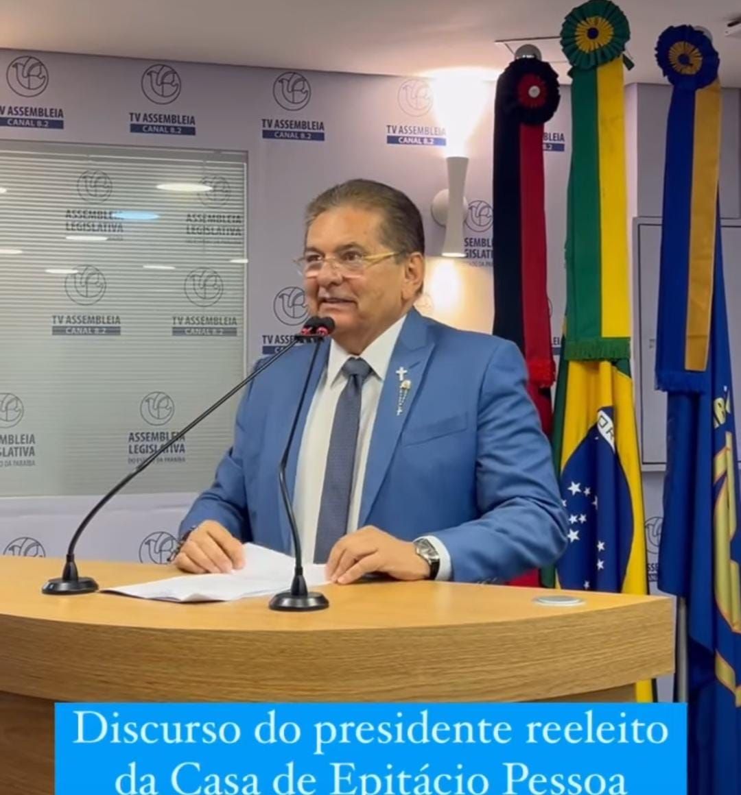 Unanimidade: Adriano Galdino é reeleito para Presidência da ALPB para biênio 2025 e 2026; veja