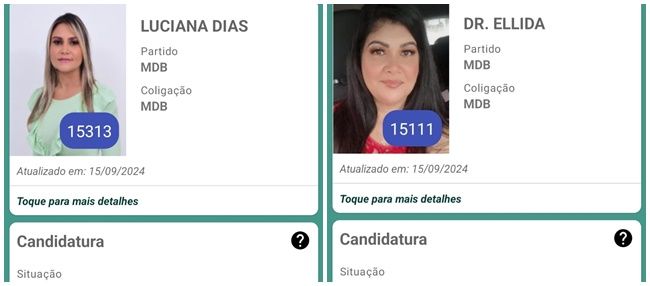 MDB de Patos lança duas novas candidatas para cumprir a cota de gênero; veja