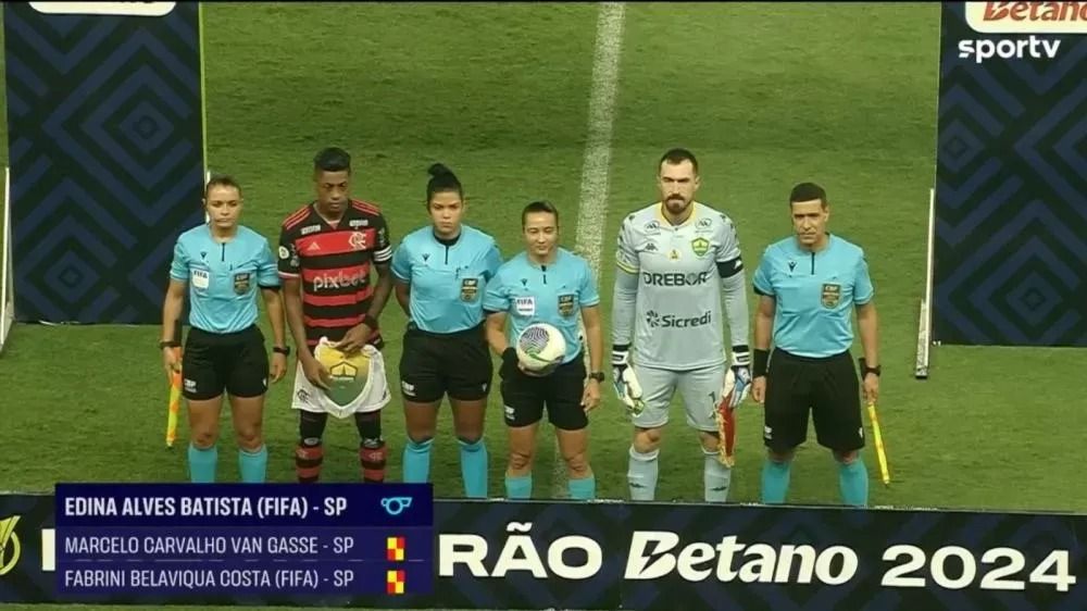 Árbitra Ruthyanna Camila representa a Paraíba e a cidade de Patos em jogo da Série A do Brasileirão