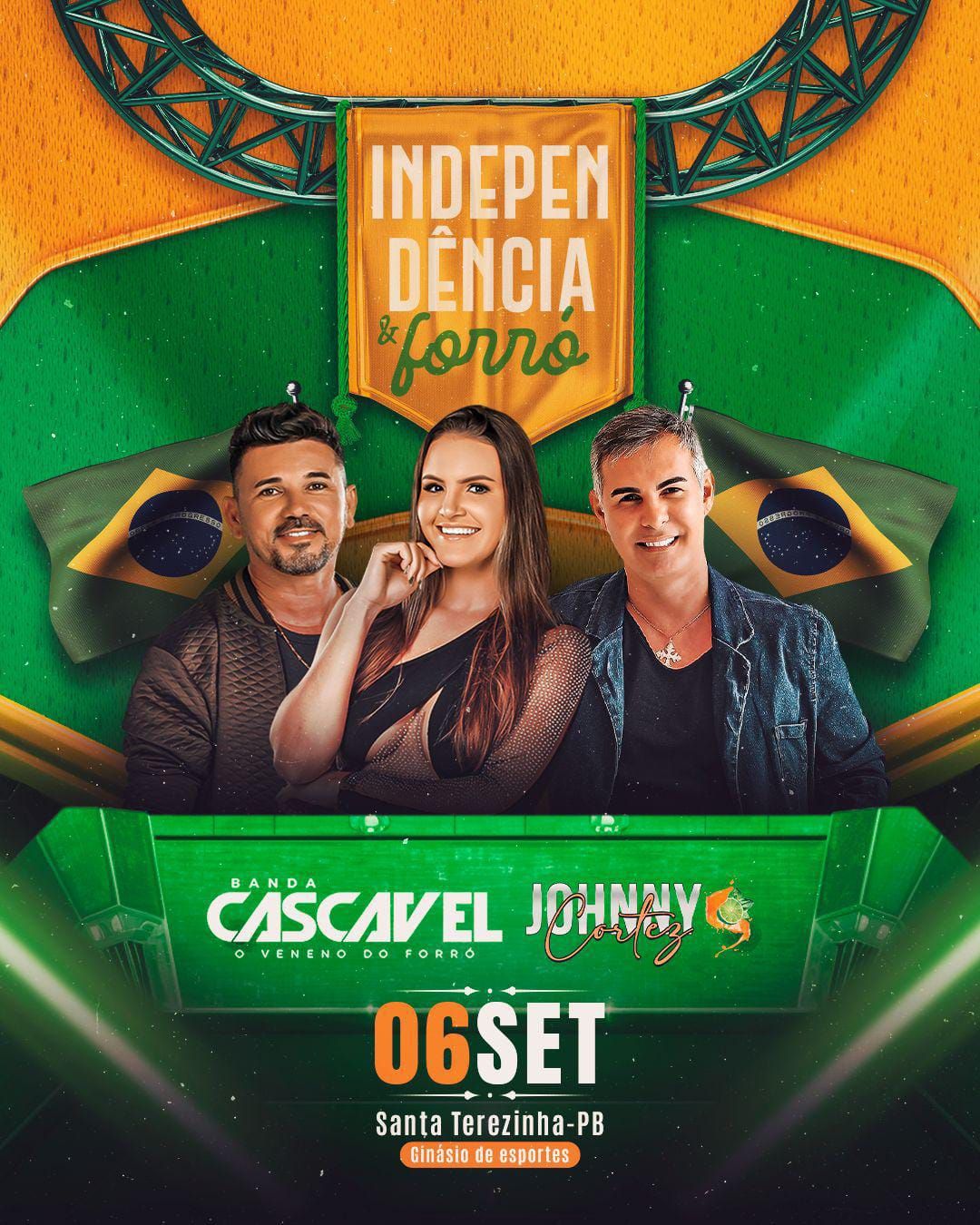 Santa Terezinha recebe Banda Cascavel e Johnny Cortez em festa de véspera de feriado; vídeo 