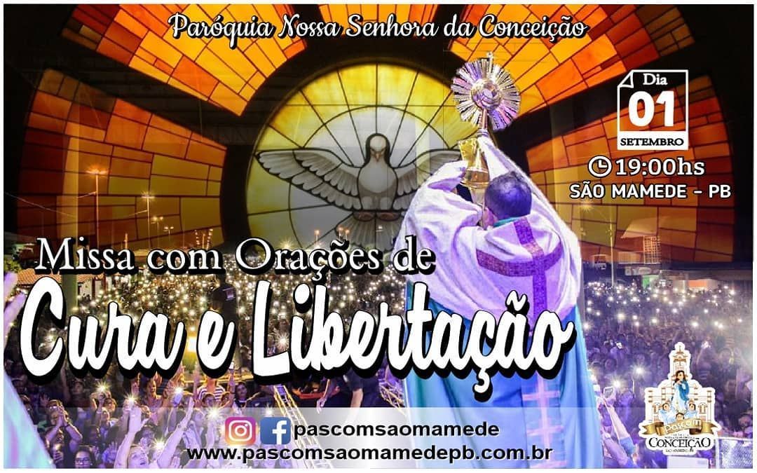 Está chegando a Hora: Dia 1º de Setembro, Missa com Orações de Cura e Libertação com o Padre Fabrício. Veja o vídeo