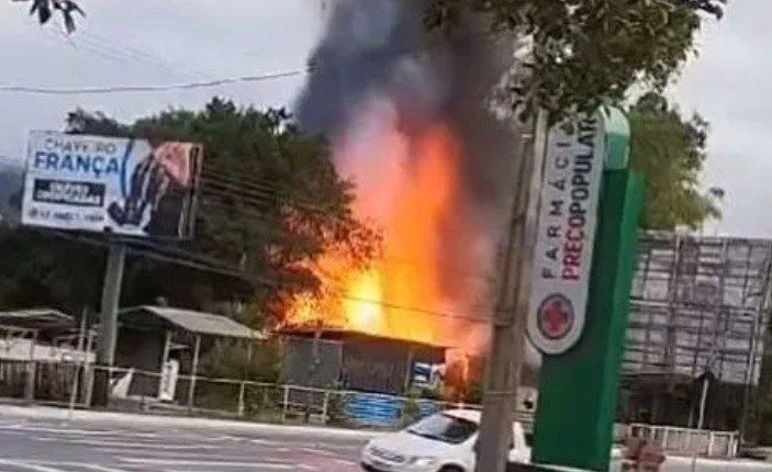 Imóvel de homem-bomba de Brasília é atingido por incêndio