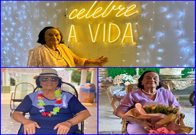 Dona Maria Camboim, mãe do prefeito de Santa Terezinha, completa 102 anos de vida; Veja fotos