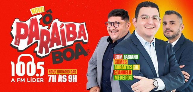 Programa “Ô Paraíba Boa” volta ao ar em novo horário e formato na Rádio 100.5 FM nesta segunda-feira (13)