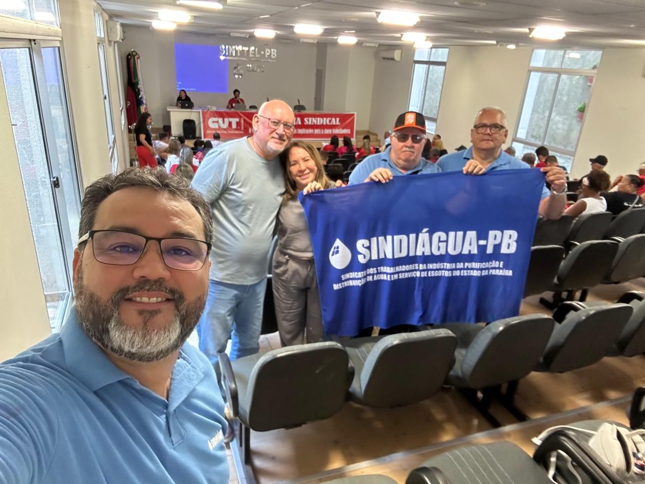 Sindiágua-PB participa de Plenária Sindical promovida pelo CUT-PB