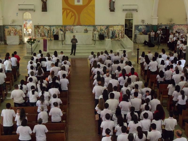 Espiritualidade Diocesana do ECC é realizada na Matriz de Santo Antônio