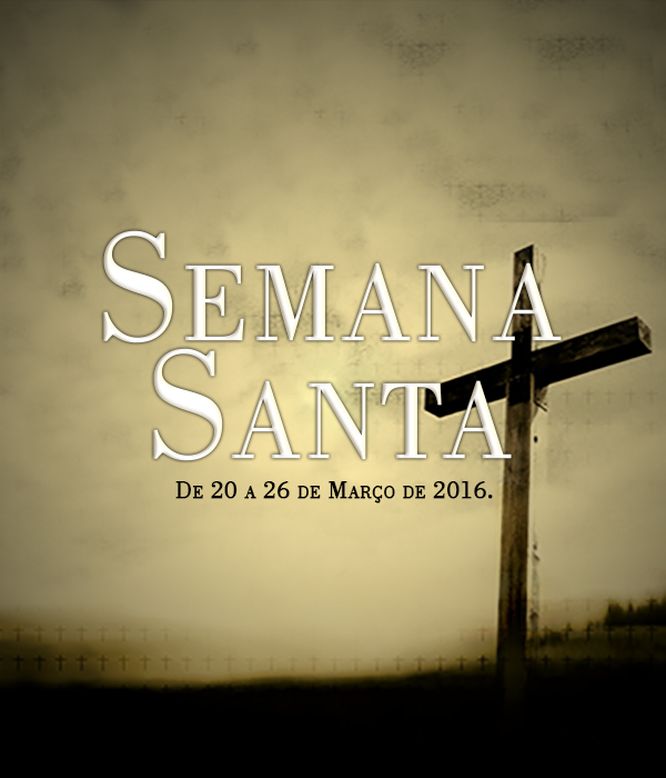 Programação para a Semana Santa 