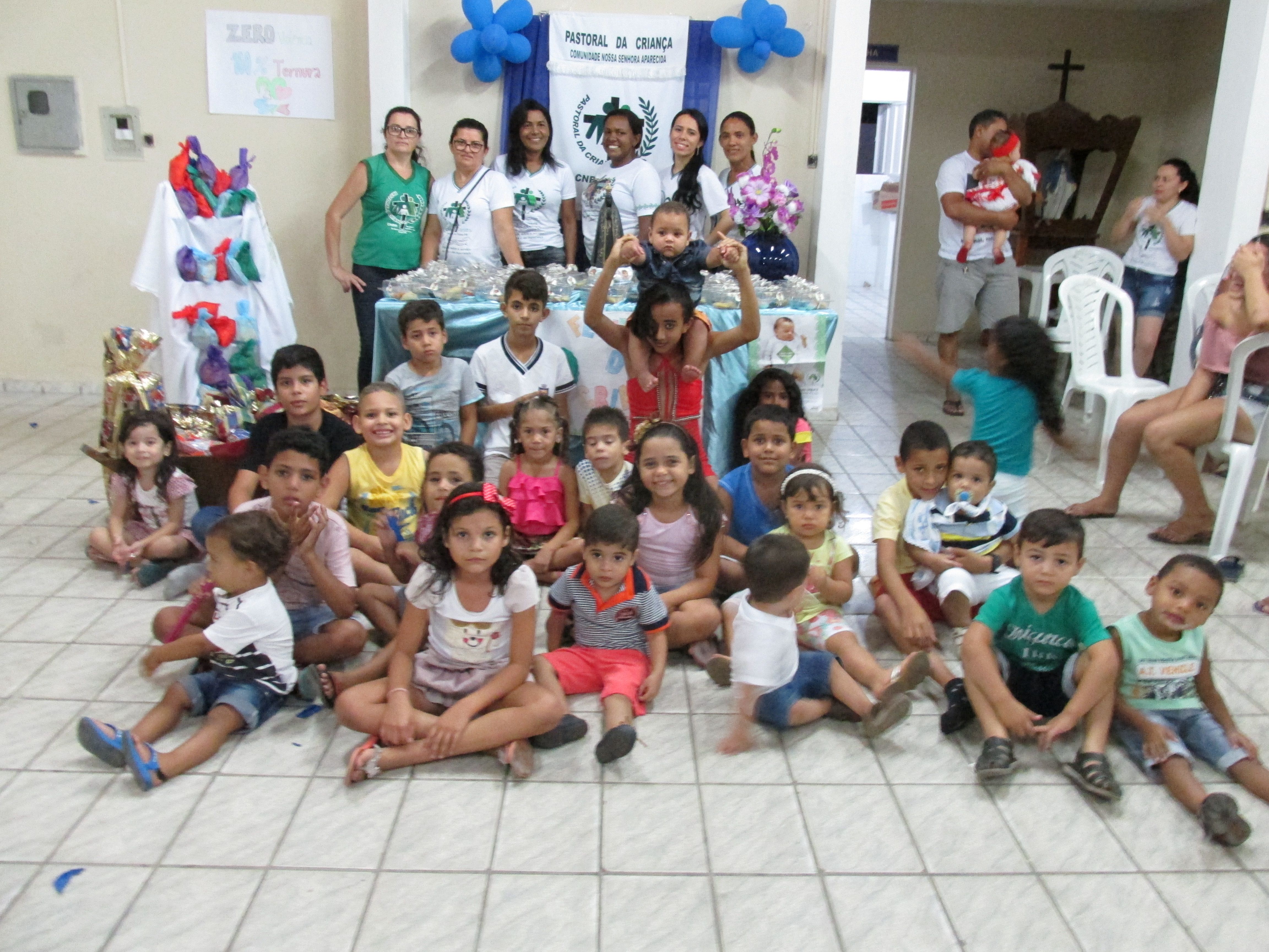 Pastoral da Criança promoveu evento para as crianças da Comunidade N Sra. Aparecida  