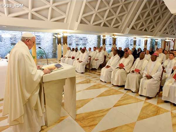 Homilia do Papa: “O medo não é uma atitude cristã