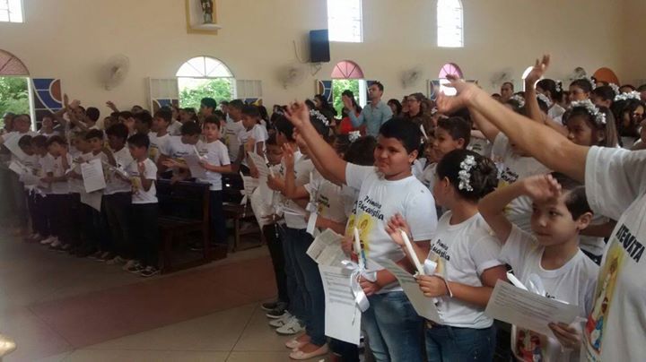 1° Eucaristia das crianças, Igreja de Nossa Senhora das Neves