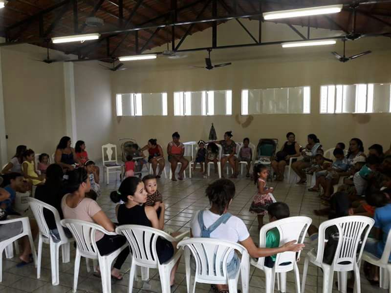 Pastoral da Criança realiza a 1a Celebração da Vida de 2018, na Comunidade de N Sra Aparecida 