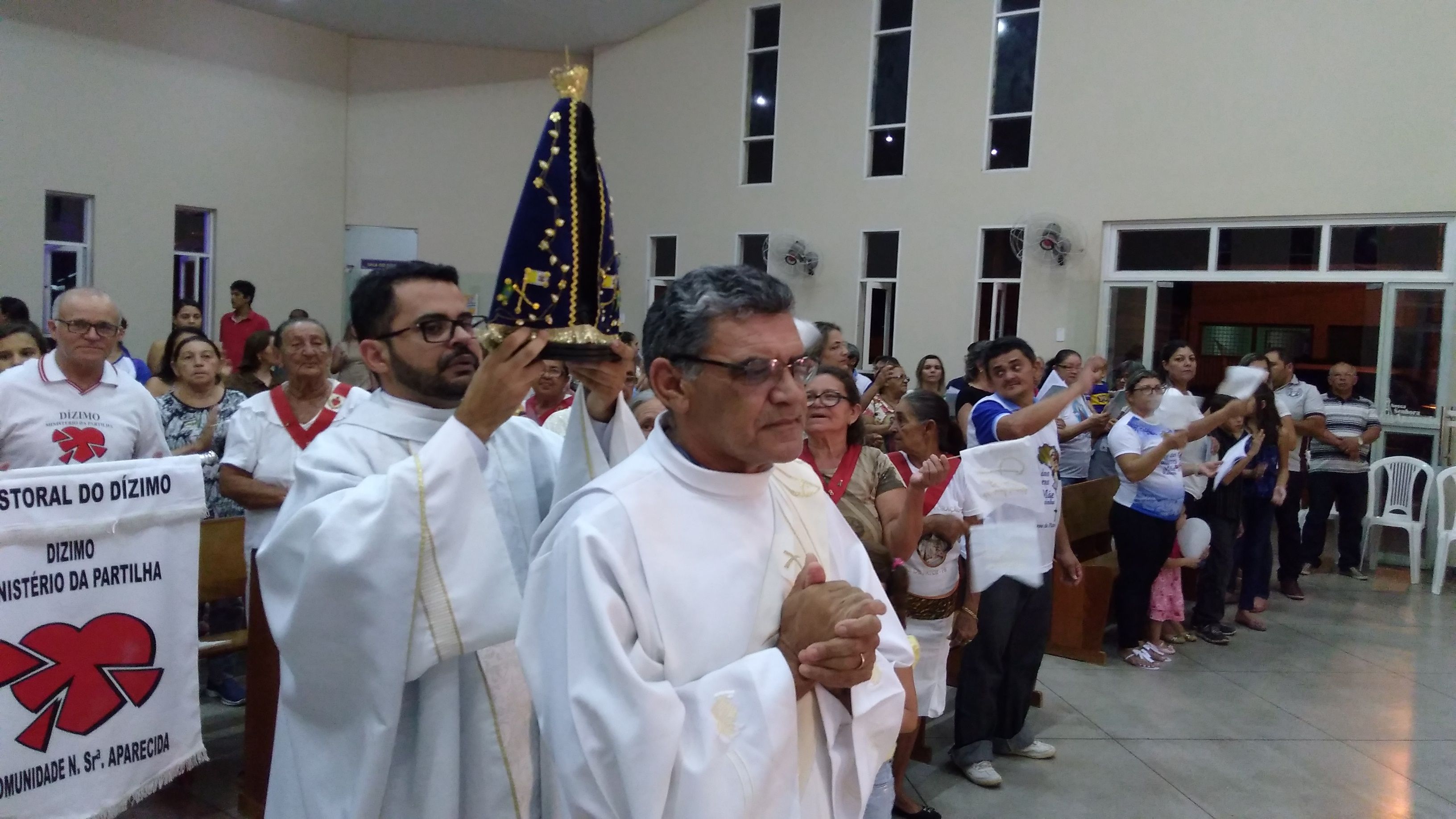 Comunidade iniciou Festa da sua Padroeira Nossa Sra. Aparecida