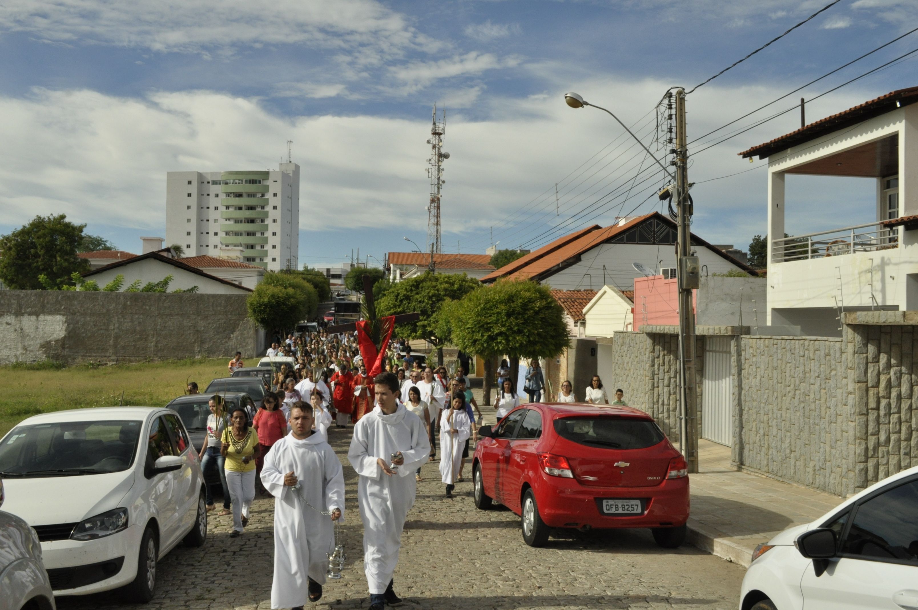 Domingo de Ramos na Comunidade de Nossa Senhora Aparecida