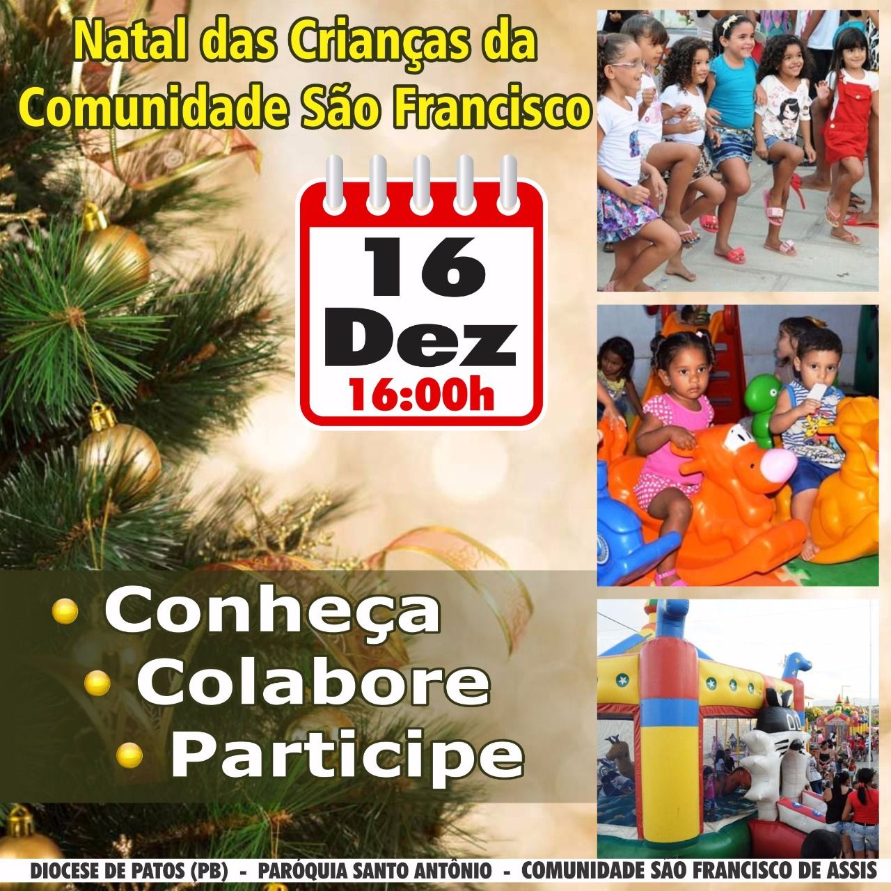 Natal das Crianças na Comunidade de São Francisco